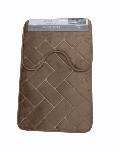 Home Sazz - 2 Piece Memory Bathroom Mat