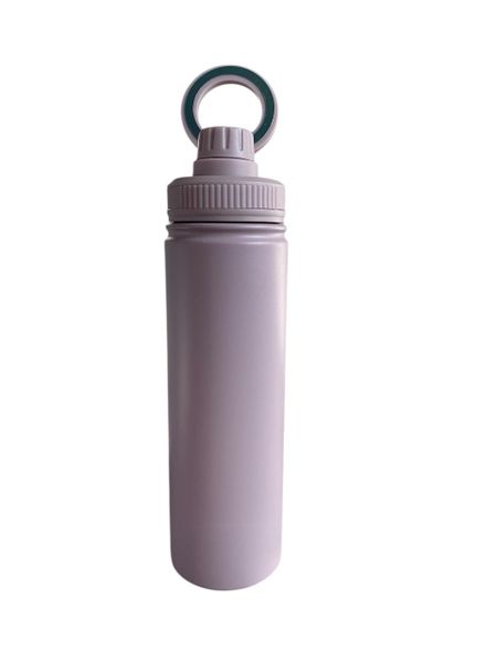 Stainless Steel Water Bottle with MagSafe Phone Mount - 700ml Purple