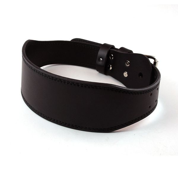Squat/Deadlift Belt - Men's PU Leather Weightlifting Fitness Back Support
