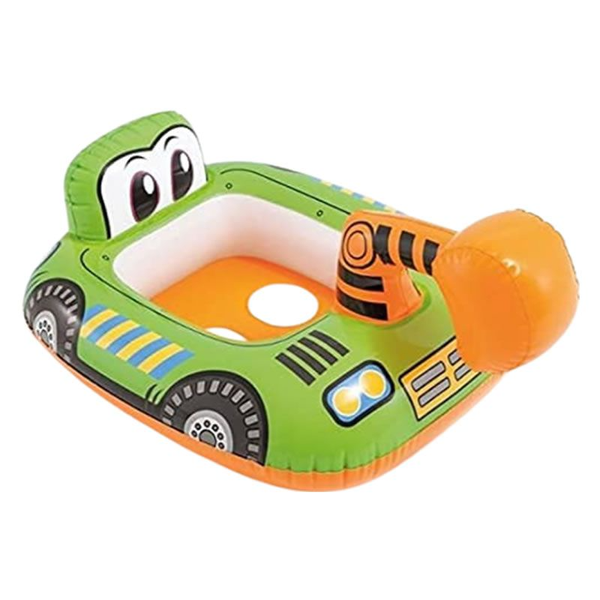 ZH-Cartoon Print Inflatable Car Baby Kids Swimming Pool Float Seat