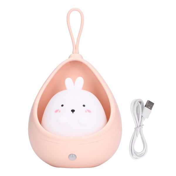 White Bunny - Shaped LED Induction Night Lamp for Kids' Room