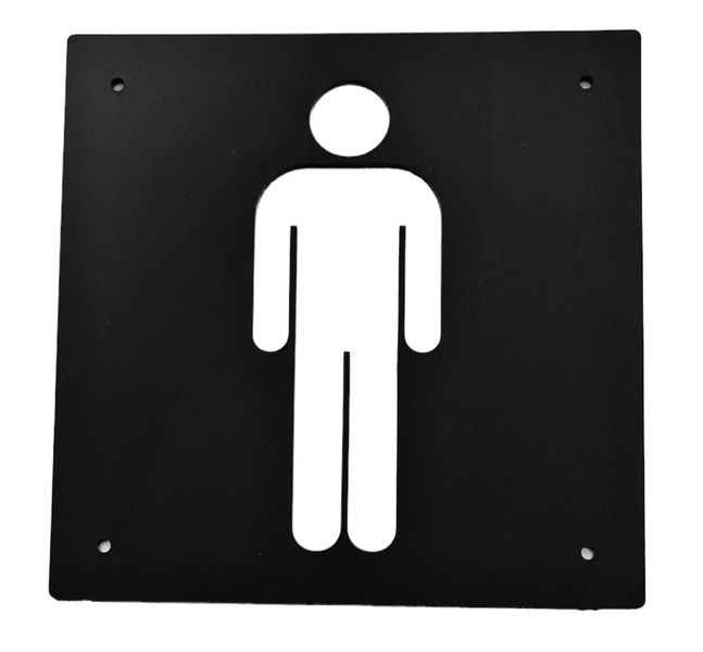 Male Toilet Sign Board