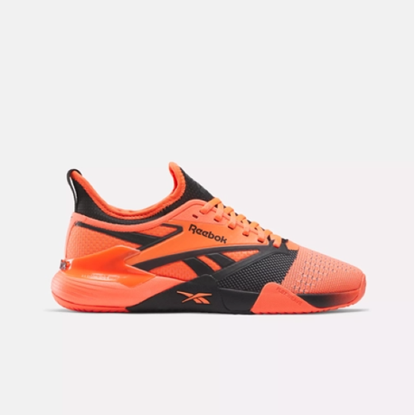 Orange reebok best sale