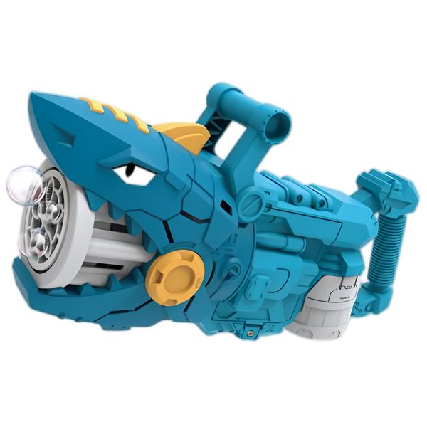 Aqua Blaster Shark Bubble Gun - Create 10,000 Bubbles in 5 Minutes!