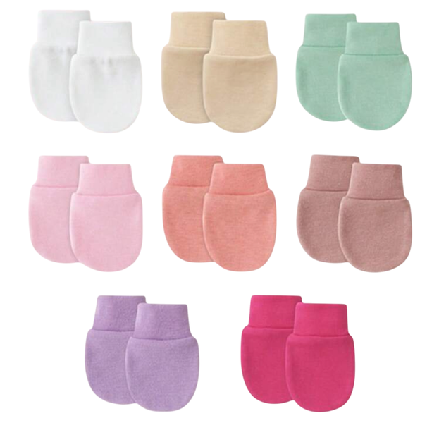 8 Pack Newborn Mittens