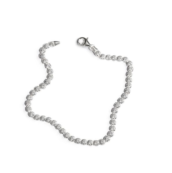 Sterling Silver 18cm Tennis Bracelet