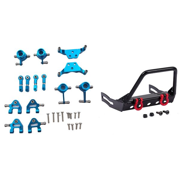 Metal Front Bumper For 1/10 Rc Crawler Axial Scx10 Traxxas Trx4 B