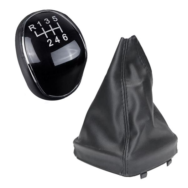 6 Speed Leather Gear Shift Knob For Ford Mondeo Mk4 (2007-2014)