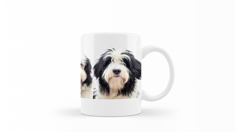 Old-English-Sheepdog Printed Coffee Mug DSGN81