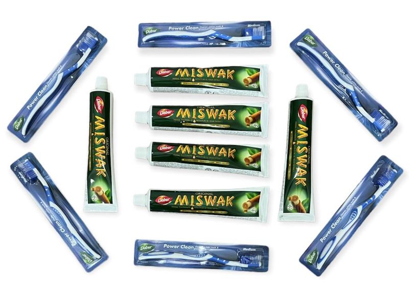 Miswak Herbal Toothpaste Pack of 6 With Toothbrush