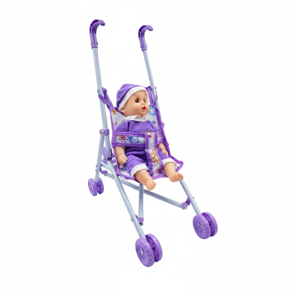 Sensory Baby Toy with Colorful Stroller Attachment for Travel