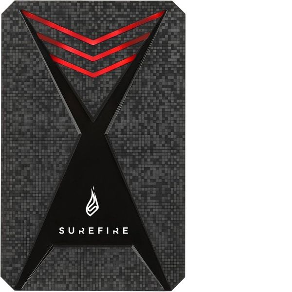 Surefire Gaming SSD 2.5" I 1 TB I external SSD I USB-C adapter