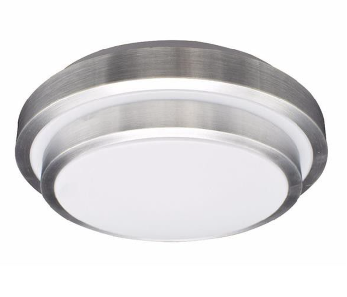 26cm Ceiling Light - Double Silver - 24w