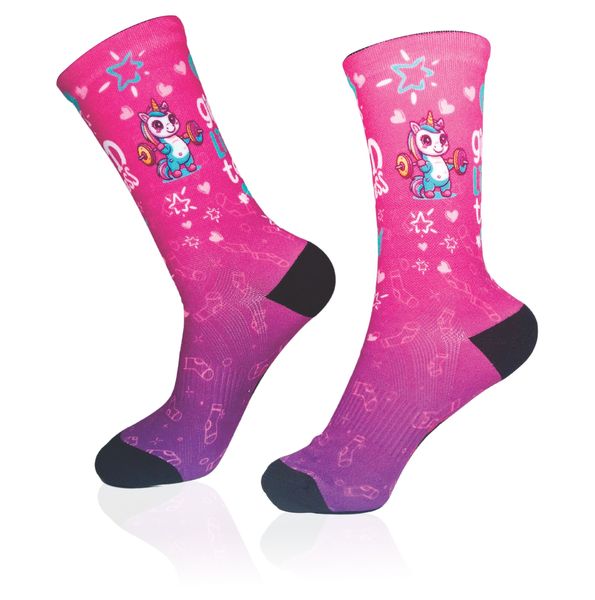 WOD Princess - Polyester / Nylon - Fitness Socks - Women 8-12