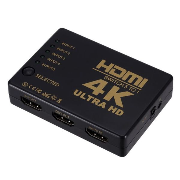 Syntronics-HDMI Switch 5 to 1 4K ULTRA HD