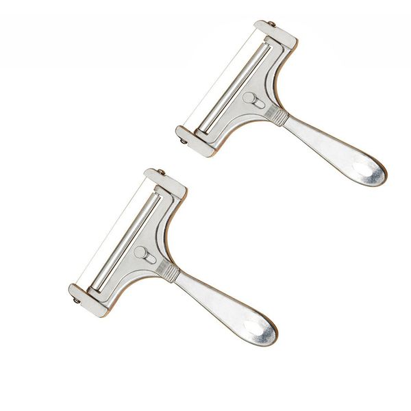 2 Piece Stainless Steel Cheese Knife Set