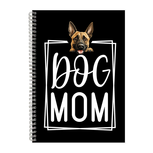 Malanois Breed A4 Blank Notebook for Dog Lovers Funny Graphic Present 007