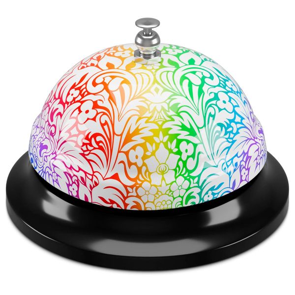 Floral Call Bell - Desk Bell Shopkeepers Bell Front Desk Bell Door Bell
