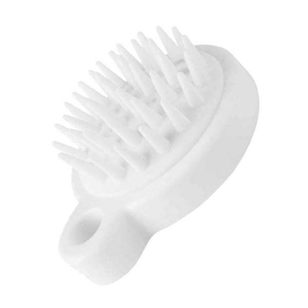 Portable Waterproof Silicone Scalp Massager - White