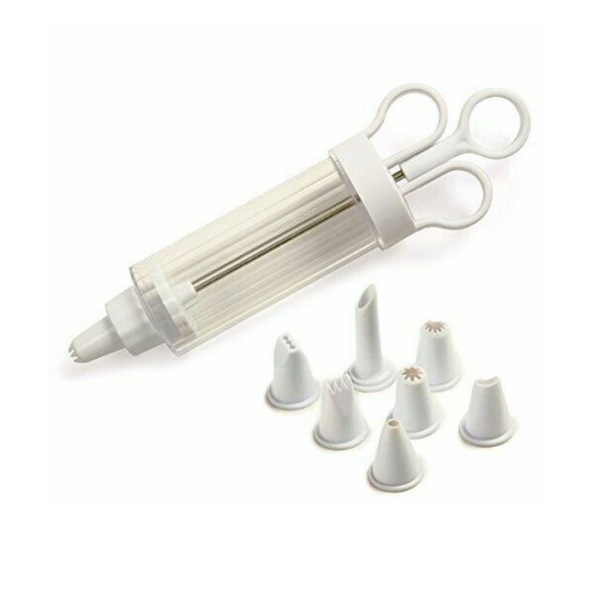 Icing Syringe &amp; Nozzle Cake Decorating Tool Set