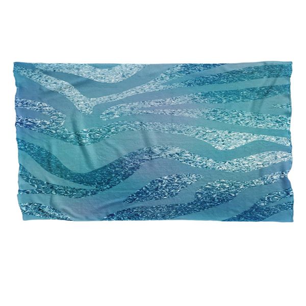 Teal Shimmer Large Light Weight Fleece
