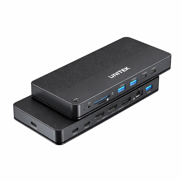 Unitek D1103A01 | Port Replicator Dual 4K Display KVM Switch with 100W PD