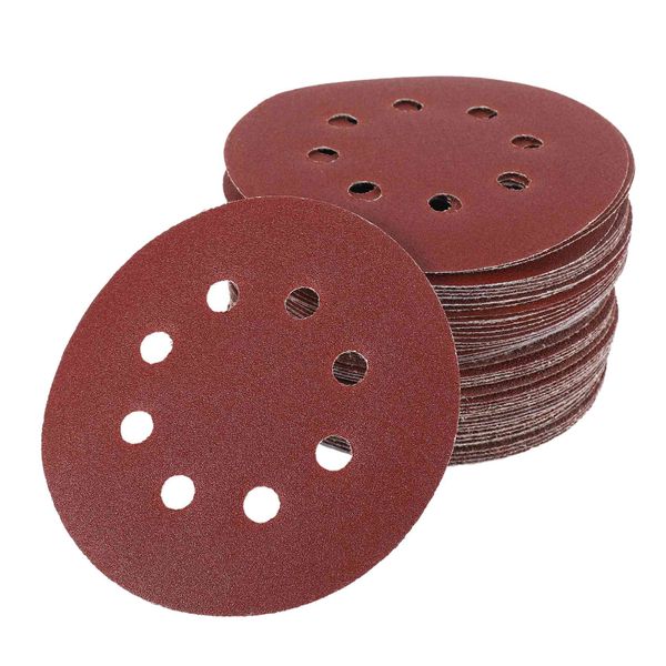 Sandpaper Hole Disk Sand Sheets Grit Hook And Loop Sanding Disc Polish