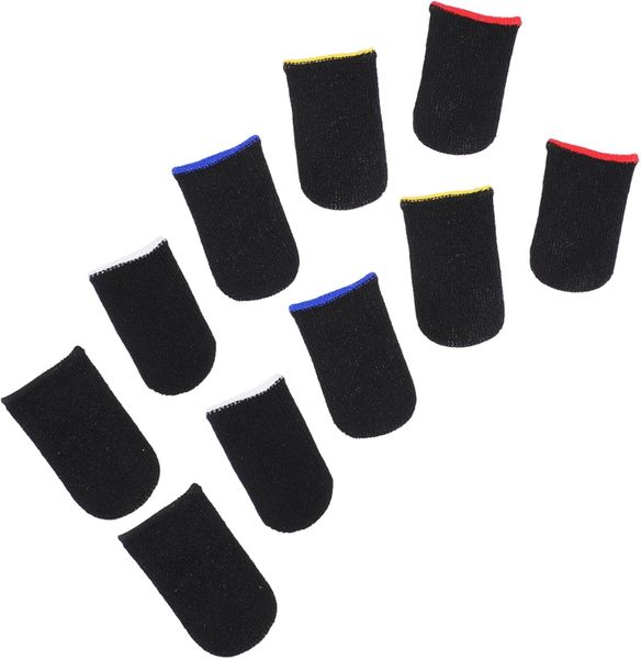 Breathable Nylon Finger Sleeves Moisture-Wicking Covers For Mobile Games