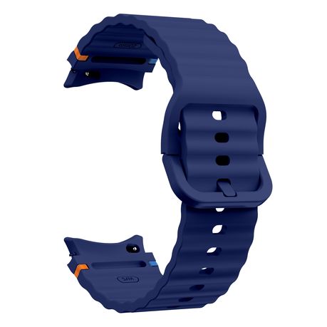 Silicone Stitching Strap Compatible With Samsung Galaxy Watch 4/5/6/7/7FE Image