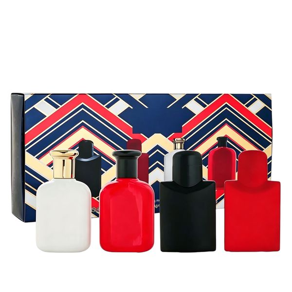 950-14-Blue Red Perfume Gift Set for Him - 30ml x 4