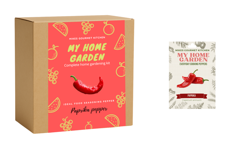 Chilli Grow Kit Complete - Paprika Pepper + Seed pack