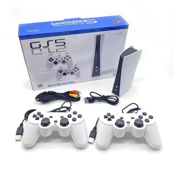 8-Bit Wired Retro TV Game Console-620 Built-in Classic Games- 2 Controllers