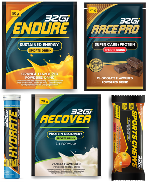 Endurance - Nutritional Training &amp; Race Pack - Orange / Choc / Van - Combo