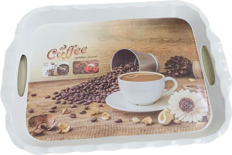 Stylish &amp; Convenient Melamine Serving Tray