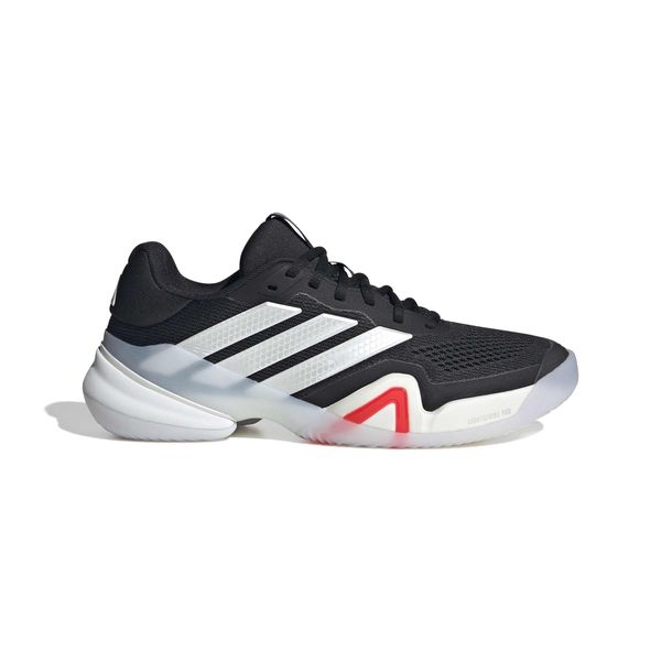adidas Men's Barricade 14 Tennis Shoes - Core Black/Zero Metallic/Lucid Red