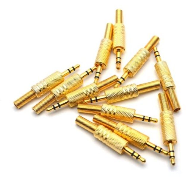 Gold Headphone Connector