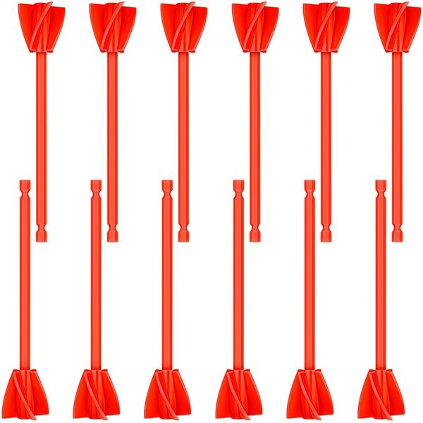 12 Pieces Epoxy Mixer Attachment for Drill Helix Paint Compatible with None