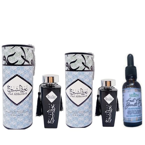 Gift Sets 2 Oud Aisheiwork Perfume &amp;Mmafha Hair Oil