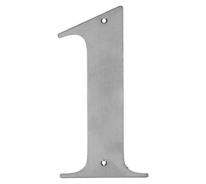 Number 1 - Silver 76 x 1.2mm