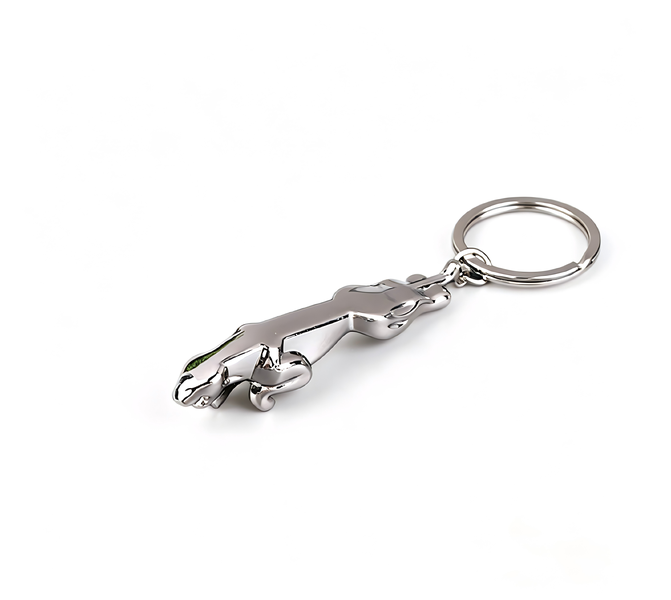 Stainless steel Car Keychain - Leopard Keyring