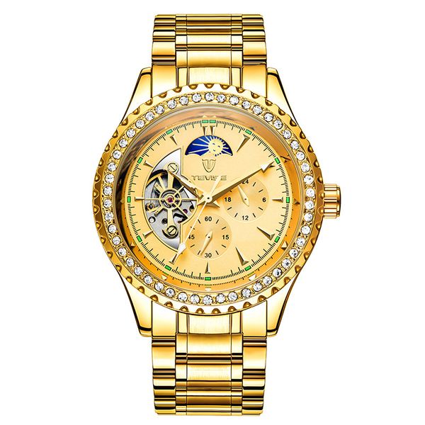 Switzerland 2025 TEVISE Twees Mechanical Casual Men's Watch Fully Automatic
