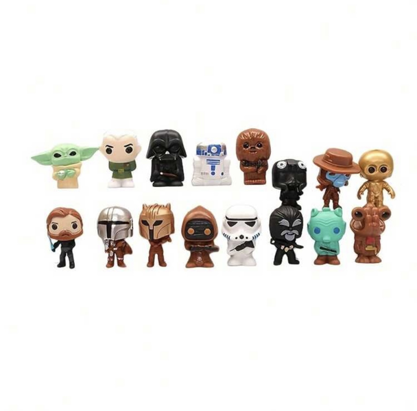 Star Wars PVC Collectables 16 Pieces Mini