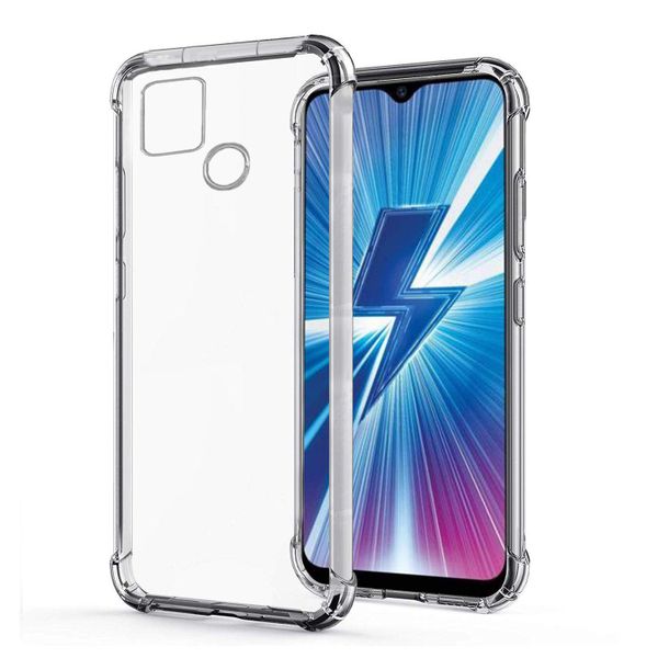 Shockproof TPU Clear Pouch Compatible with Oppo A35 2021/A15/A15S