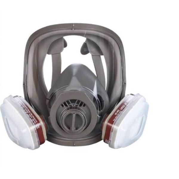 Full Face Respirator Mask with two Dual Filter for Dust and Gas