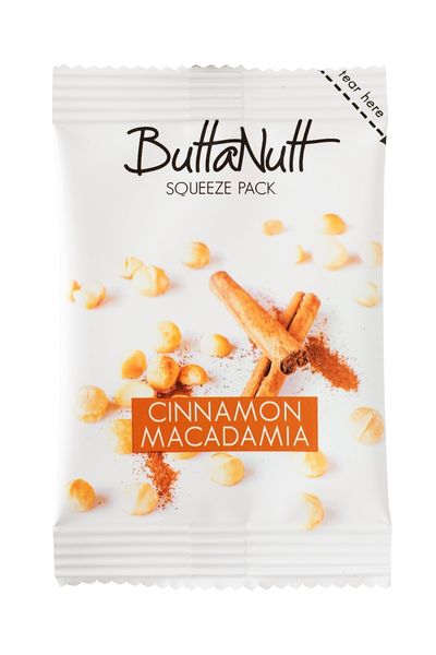 Buttanutt Cinnamon Macadamia Squeeze box - 10 x 32g