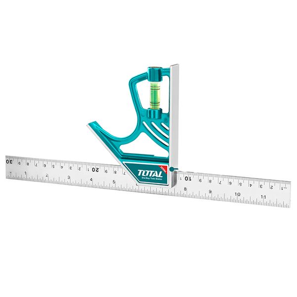 TOTAL Magnetic Lock Combination Square 12"/300mm