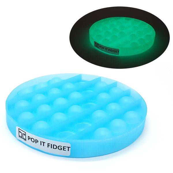 BUFFTEE Pop it Fidget Toy - Glow In The Dark - Luminous - Circle Bubble Pop