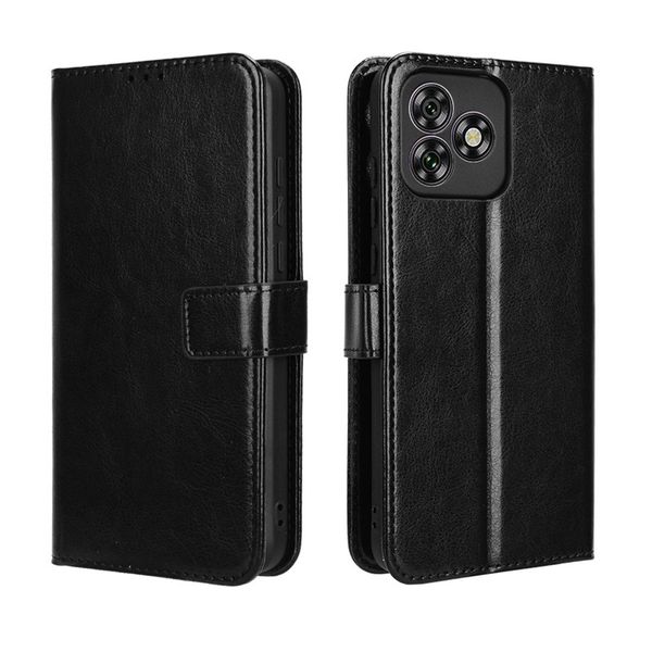 Crazy Horse Pattern Leather Protective Case For Oukitel C53
