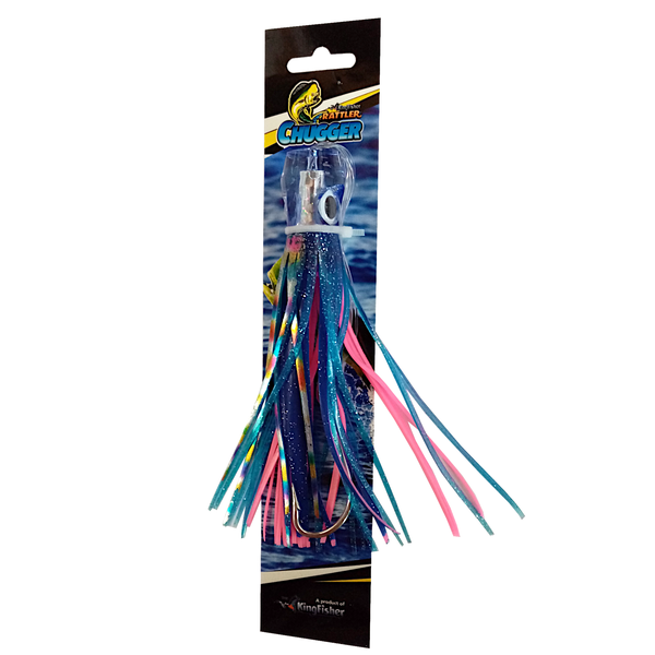 Kingfisher Chugger Big Game Offshore Lure - Chugging 6.5" 16.5cm Blue