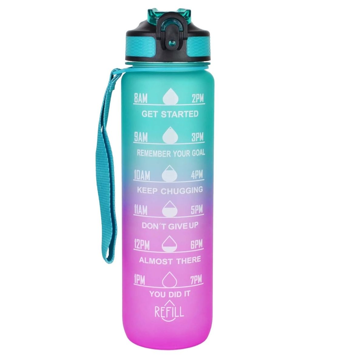 FI- Funky Sports Water Bottle - Blue Rose Gradient | Shop Today. Get it ...